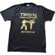 Train Taekwondo Club Tee - Black and Gold